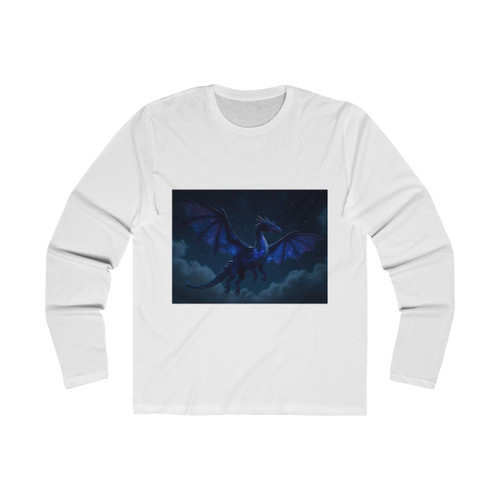 Celestial Night Wyrm - Men's Long Sleeve Crew Tee