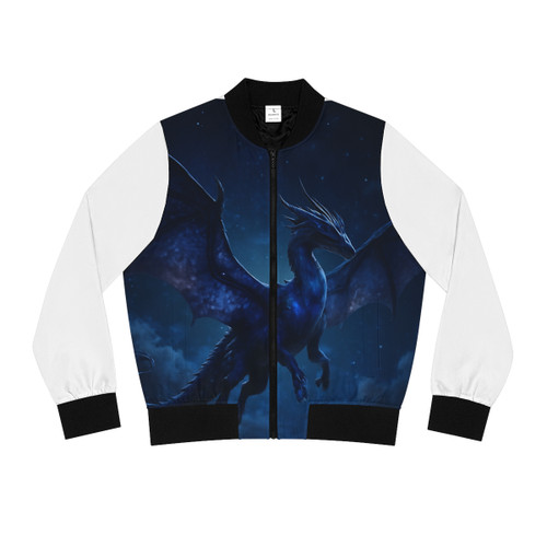 Celestial Night Wyrm - Women's Bomber Jacket (AOP)