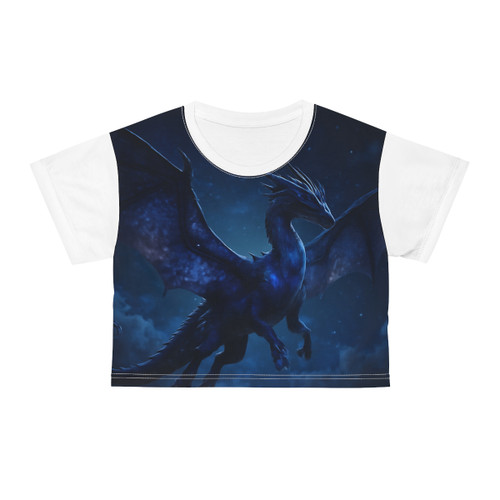 Celestial Night Wyrm - Crop Tee (AOP)