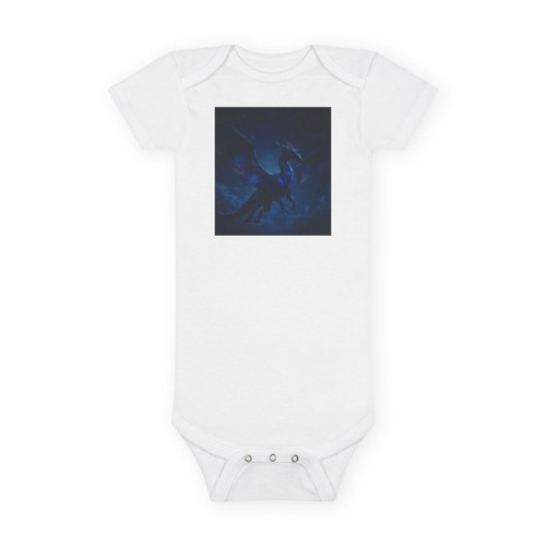 Celestial Night Wyrm - Baby Short Sleeve Onesie®