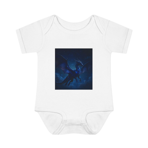 Celestial Night Wyrm - Infant Baby Rib Bodysuit