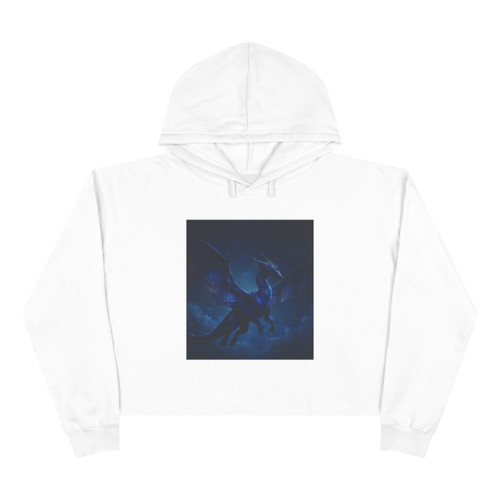 Celestial Night Wyrm - Crop Hoodie