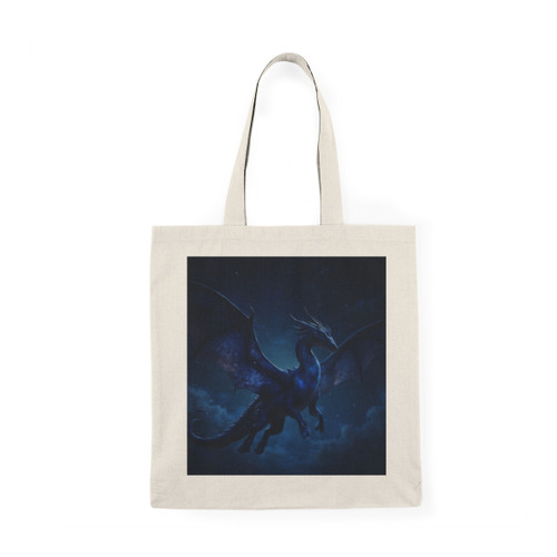 Celestial Night Wyrm - Natural Tote Bag
