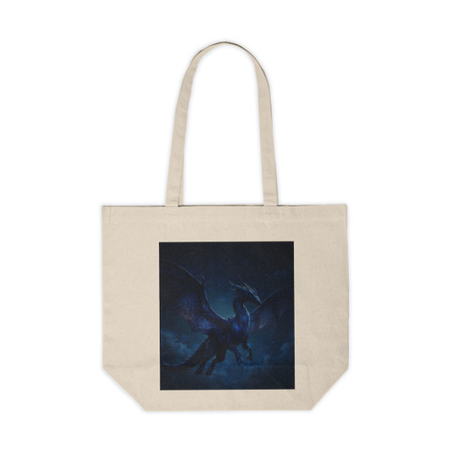 Celestial Night Wyrm - Canvas Shopping Tote