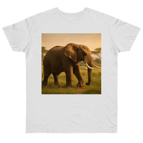 Majestic Elephant Grace - Single Jersey T-shirt