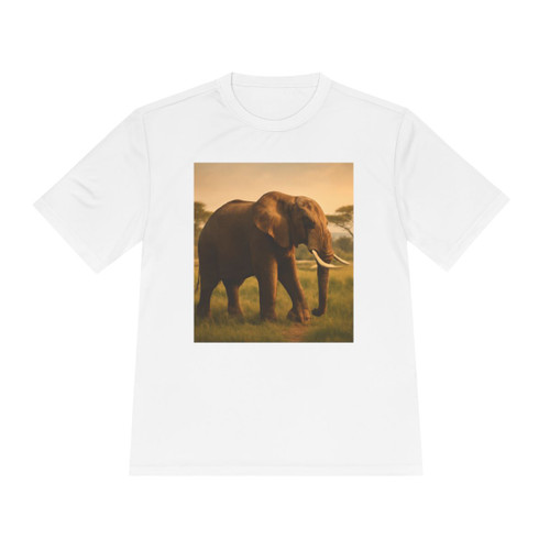 Majestic Elephant Grace - Unisex Moisture Wicking Tee