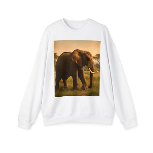 Majestic Elephant Grace - Unisex Drop Shoulder Sweatshirt