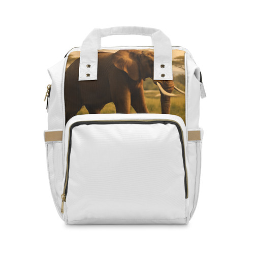Majestic Elephant Grace - Multifunctional Diaper Backpack