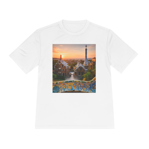 Barcelona Mosaic Dreams - Unisex Moisture Wicking Tee