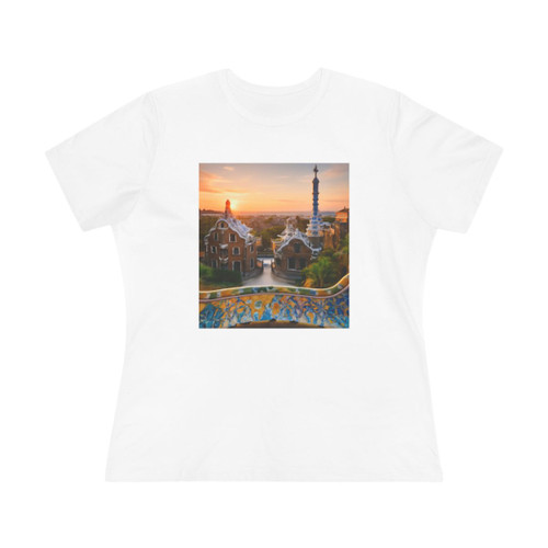 Barcelona Mosaic Dreams - Women's Cotton Tee