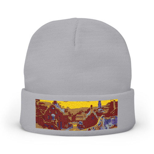 Barcelona Mosaic Dreams - Knit Beanie (Embroidery)