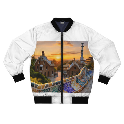 Barcelona Mosaic Dreams - Men's Bomber Jacket (AOP)
