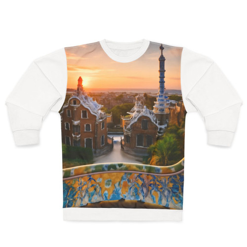 Barcelona Mosaic Dreams - Unisex Sweatshirt (AOP)