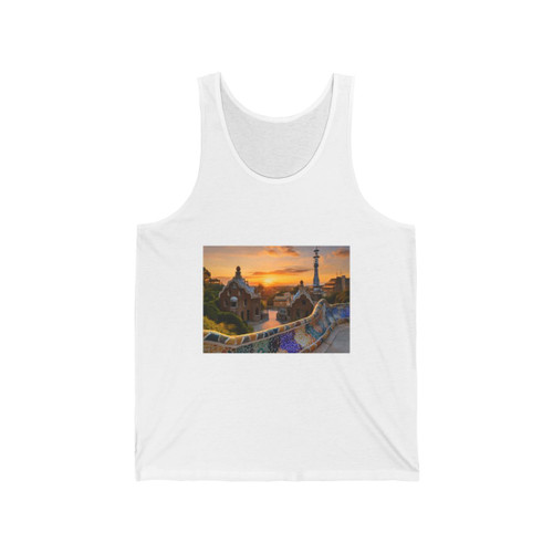 Barcelona Mosaic Dreams - Unisex Jersey Tank