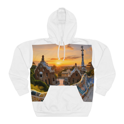 Barcelona Mosaic Dreams - Unisex Pullover Hoodie (AOP)