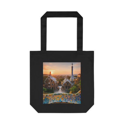 Barcelona Mosaic Dreams - Cotton Tote Bag