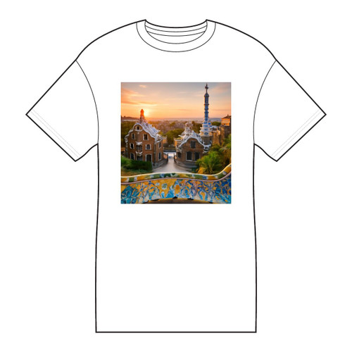 Barcelona Mosaic Dreams - Core Cotton Tee