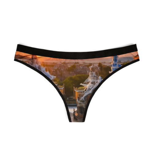 Barcelona Mosaic Dreams - Women's Thongs (AOP)