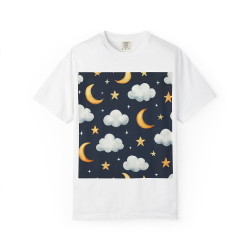 Celestial Night Whispers - Unisex Garment-Dyed T-shirt