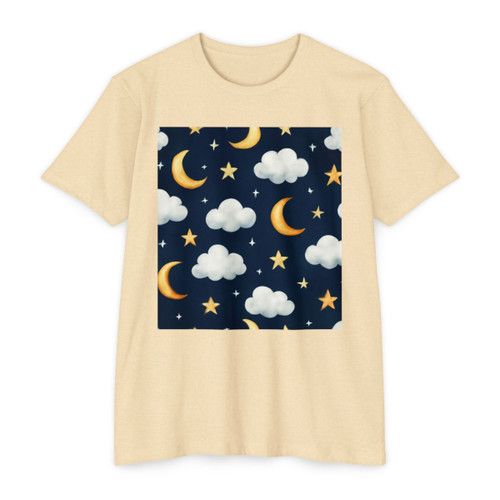 Celestial Night Whispers - Unisex CVC Jersey T-shirt
