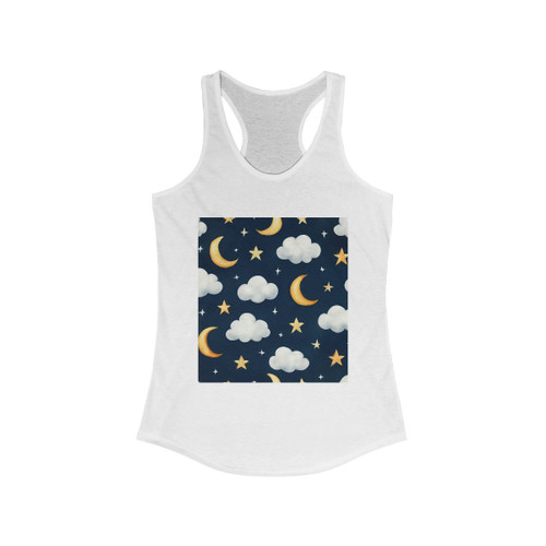Celestial Night Whispers - Women's Ideal Racerback Tank