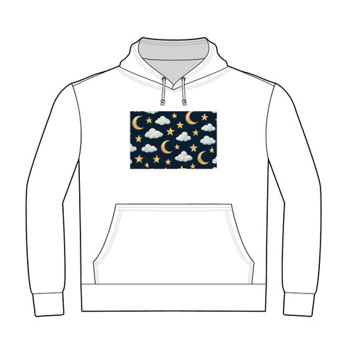 Celestial Night Whispers - Unisex Heavyweight Pullover Hoodie