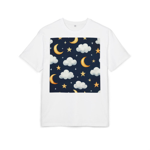 Celestial Night Whispers - Unisex Heavy Oversize Tee Celestial Night Whispers - Unisex Heavy Oversize Tee