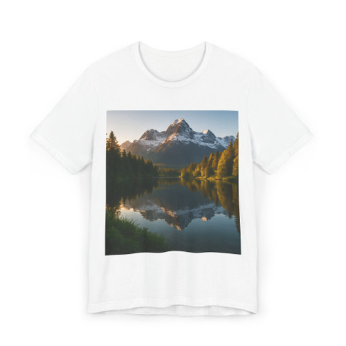 Mountain Reflections - Unisex Jersey T-Shirt