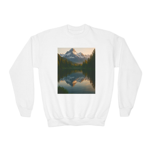 Mountain Reflections - Youth Crewneck Sweatshirt