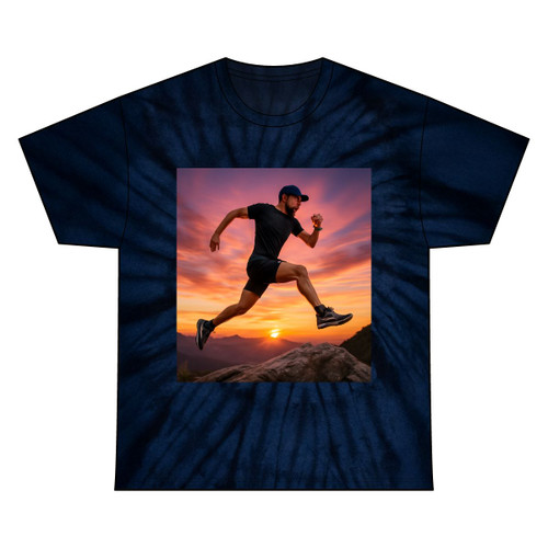 Mountain Trail Conqueror - Unisex Tie Dye Cotton Tee