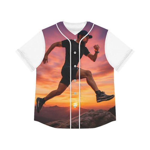 Mountain Trail Conqueror - Women's Baseball Jersey (AOP)