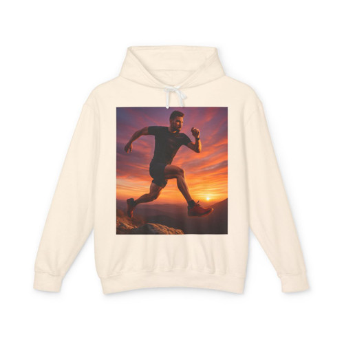 Mountain Trail Conqueror - Unisex Lightweight Hooded Sweatshirt