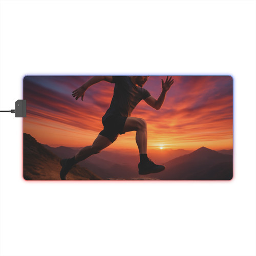 Mountain Trail Conqueror - LED Gaming Mouse Pad
