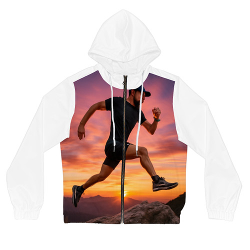 Mountain Trail Conqueror - Women’s Full-Zip Hoodie (AOP)