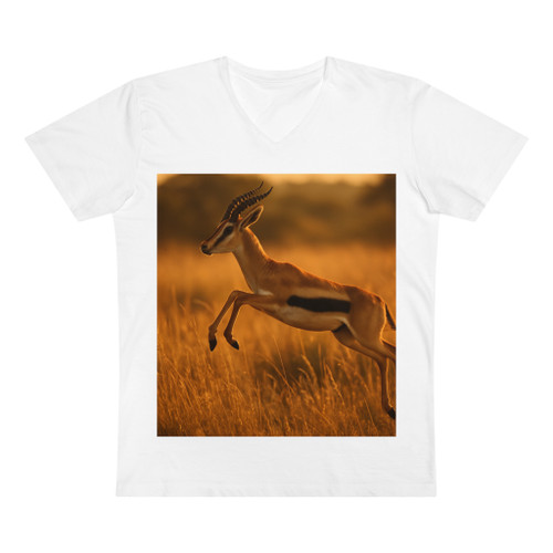Graceful Gazelle Leap - Men’s Presenter V-neck