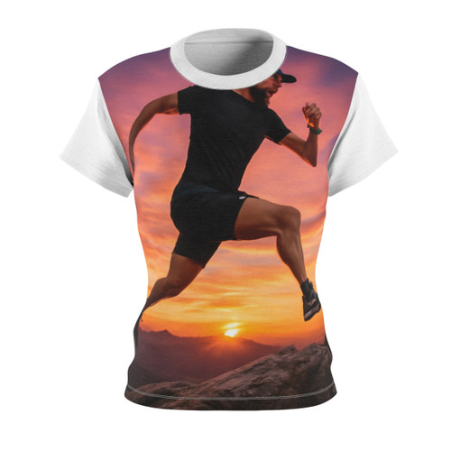 Mountain Trail Conqueror - Women's Cut & Sew Tee (AOP)