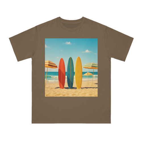 Retro Beach Vibes - Organic Unisex Classic T-Shirt