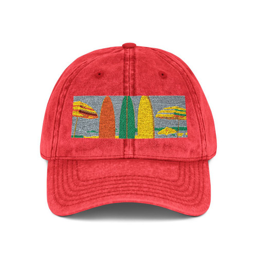 Retro Beach Vibes - Vintage Cap (Embroidery)