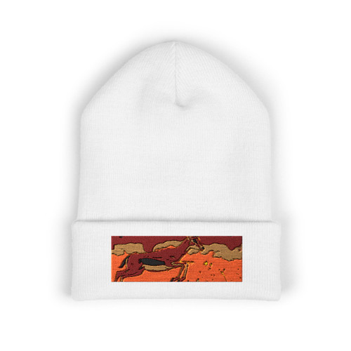 Graceful Gazelle Leap - Classic Cuffed Beanie (Embroidery)