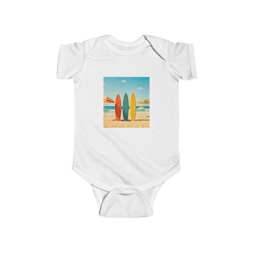 Retro Beach Vibes - Infant Fine Jersey Bodysuit