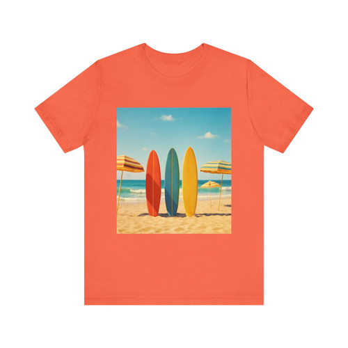 Retro Beach Vibes - Unisex Jersey Short Sleeve Tee