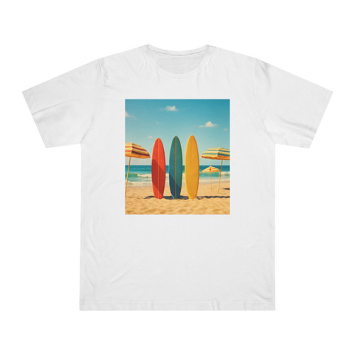 Retro Beach Vibes - Unisex Deluxe T-shirt 