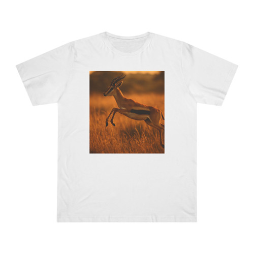 Graceful Gazelle Leap - Unisex Deluxe T-shirt 