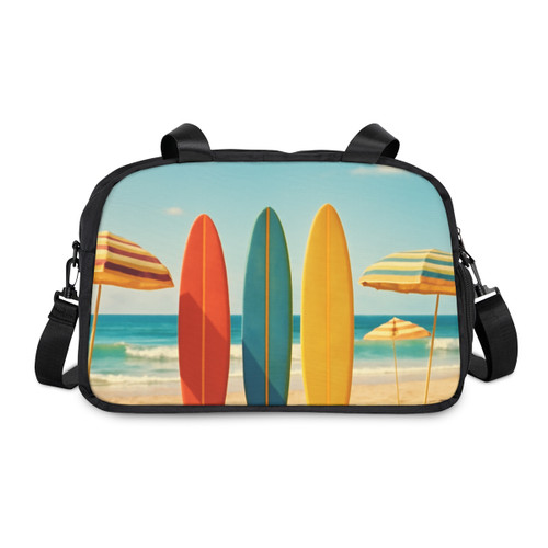 Retro Beach Vibes - Fitness Handbag Retro Beach Vibes - Fitness Handbag