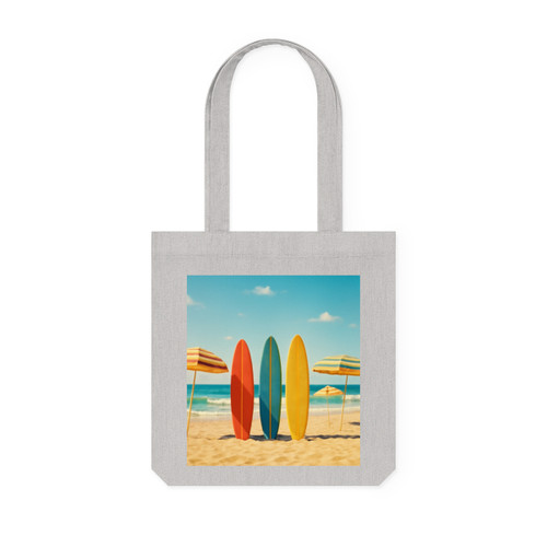 Retro Beach Vibes - Woven Tote Bag