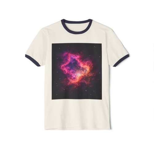 Nebula Dreamscape - Unisex Cotton Ringer T-Shirt