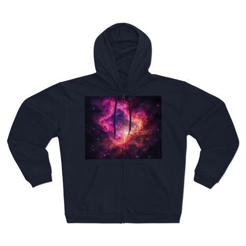 Nebula Dreamscape - Unisex Hooded Zip Sweatshirt