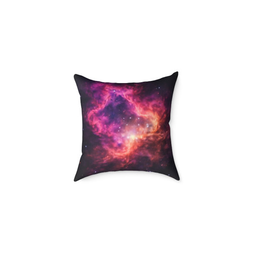 Nebula Dreamscape - Square Poly Canvas Pillow