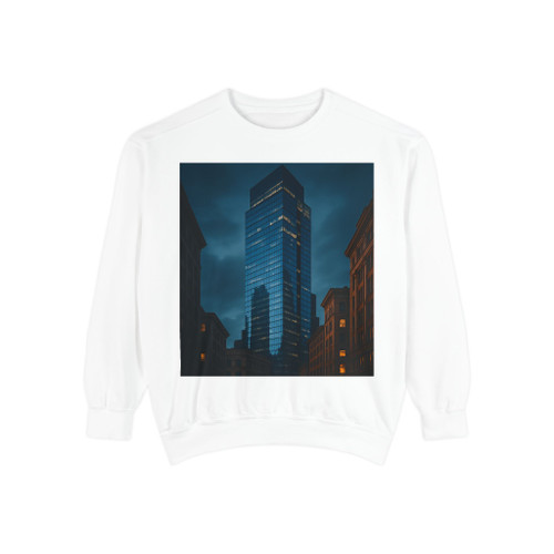 Urban Elegance - Unisex Garment-Dyed Sweatshirt
