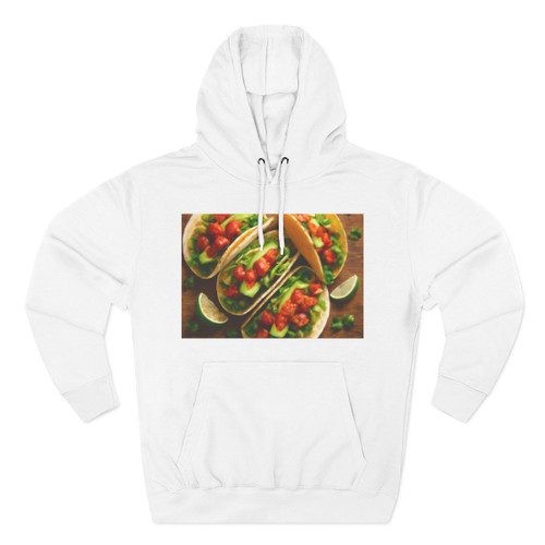 Spicy Taco Fiesta - Three-Panel Fleece Hoodie